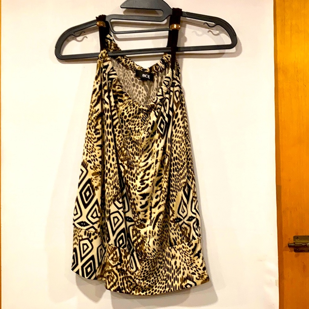 Leopard print top